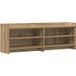 Prolenta Maison Exclusive - TV-meubels, 135 x 33 x 47 cm, eikenhout met ambachtelijke afwerking