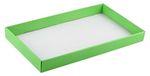 Mopec dienblad van karton, groen, 27 cm