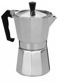 Merkloos Zilveren percolator voor 3 kopjes
