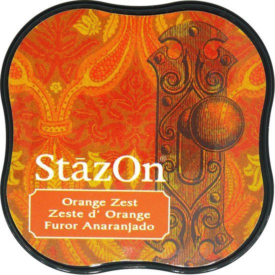 Tsukineko Stempelkussen midi orange zest - Stazon
