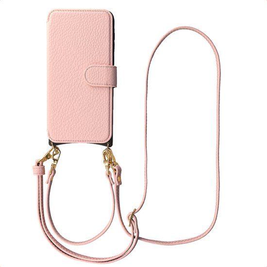 Selencia Bookcase met MagSafe en Koord voor Samsung Galaxy S26 - Old Pink