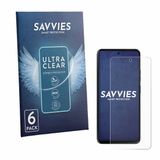 Savvies Screenprotector voor Motorola Moto G47 - Folie Beschermfolie transparant 6 Stuks