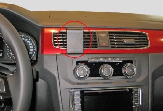 Brodit dashmount Pro Clip centraal gemonteerd voor Volkswagen Caddy Life 16-16