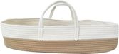 Panier à langer sans marque pour bébés avec corde en coton - Plateau à langer pratique pour panier Moïse