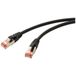 Renkforce RF-5771886 Netwerkkabel Zwart 1,5 m Cat6 S/FTP (S-STP) Rond