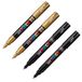 POSCA Acrylmarkerset PC-1MC goud & zwart, set van 4