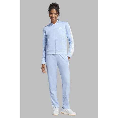 adidas dames Essentials 3-Stripes Track Suit, glow blue, M