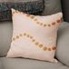 Bonamaison Decoratieve kussenhoes oranje, gebroken wit werpkussenhoezen, decoratieve kussenslopen voor woonkamer, bank, slaapkamer, grootte: 50x50 cm - ontworpen en vervaardigd in Turkije