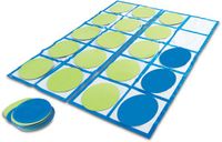 Learning Resources educatief speelgoed Ten-Frame Floor Mat Activity Set. - 3+