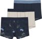 Boxershorts 3-pack Bleu marine Logo 146/152