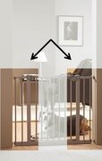 Savic Afsluithek Dog Barrier 2 met kattenluik - H: 107 cm 7 cm verlengstuk