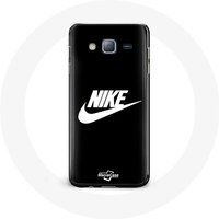 Nike Etui voor Samsung Galaxy J5 Logo Witte Achtergrond Zwart Maniacase