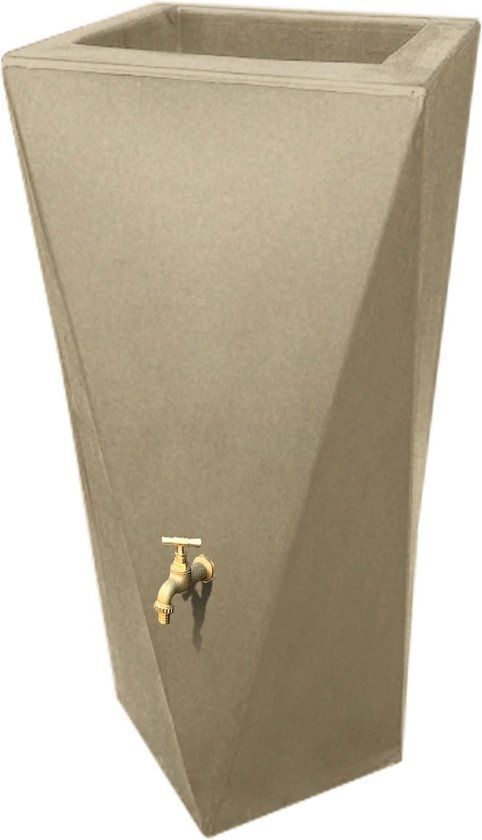 Prestige Water Regenton twist zandkleur 100L incl. kraantje