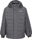 ZIGZAG Nino Ski Jas Kinderen Unisex Lichtgrijs Polyester Waterdicht Winddicht Maat 116