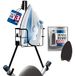 Strijkplankhouder T&V Strijkplankhouder Wandhouder & Over de deur Hanger, Wasruimte Strijkplank & Ijzer Hanger, Opslag Caddy Iron Houder T&V Vormvormig, Strijkplank Cover & Pad Set Warmte Reflecterend & Vlekbestendig