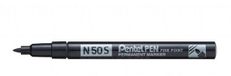Pentel N50S markeerstift Kogelpunt Zwart