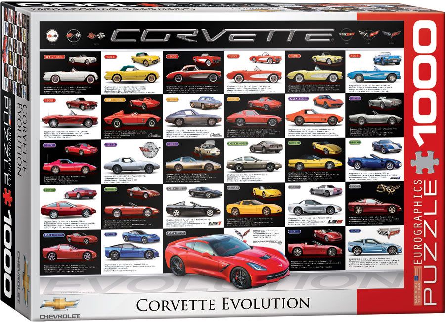 Eurographics Corvette Evolution 1000pcs Puzzle