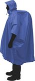 CAO Poncho voor volwassenen, uniseks, marineblauw, 137 x 253 cm