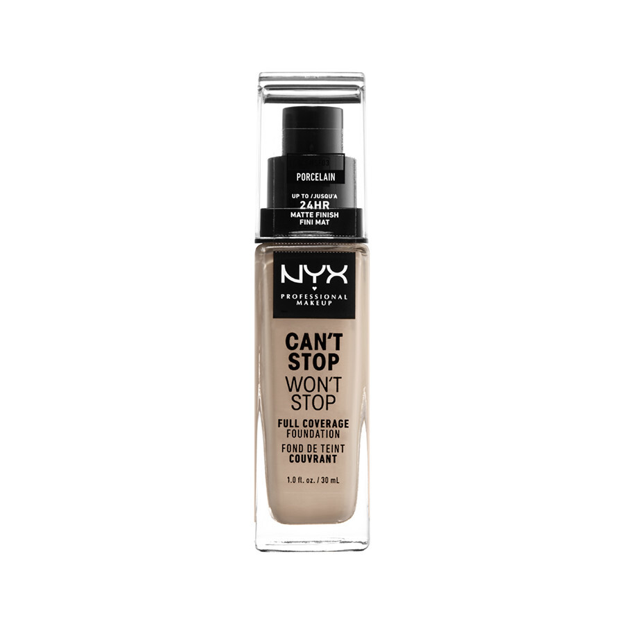 NYX Professional Makeup CANT STOP WONT STOP 24-HOUR FNDT - PORCELAIN