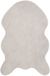 vidaXL Antislip vloerkleed van imitatie konijnenbont OLITE Beige