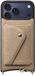 AVY Leren Hoesje Geschikt voor Apple iPhone 17 Pro Max | Met Magnetische Kaarthouder | Compatibel met MagSafe | Leather Case met Wallet | Beige