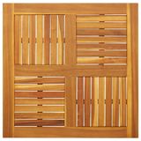 VidaXL Tafelblad Vierkant Massief Acaciahout 80x80x2,2 cm