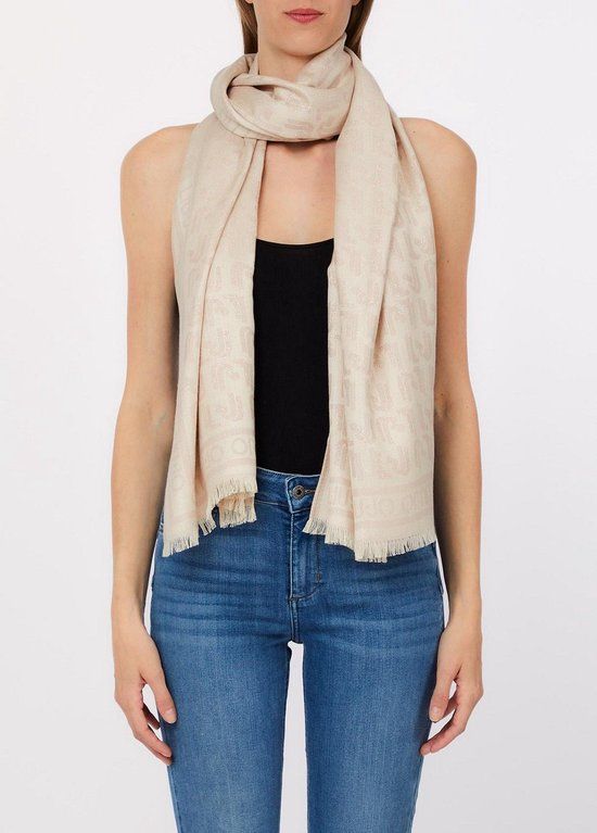 Liu Jo Sjaal - 2A6015 - Polyester - Beige - Langwerpig sjaal - Volwassenen - Vrouwen