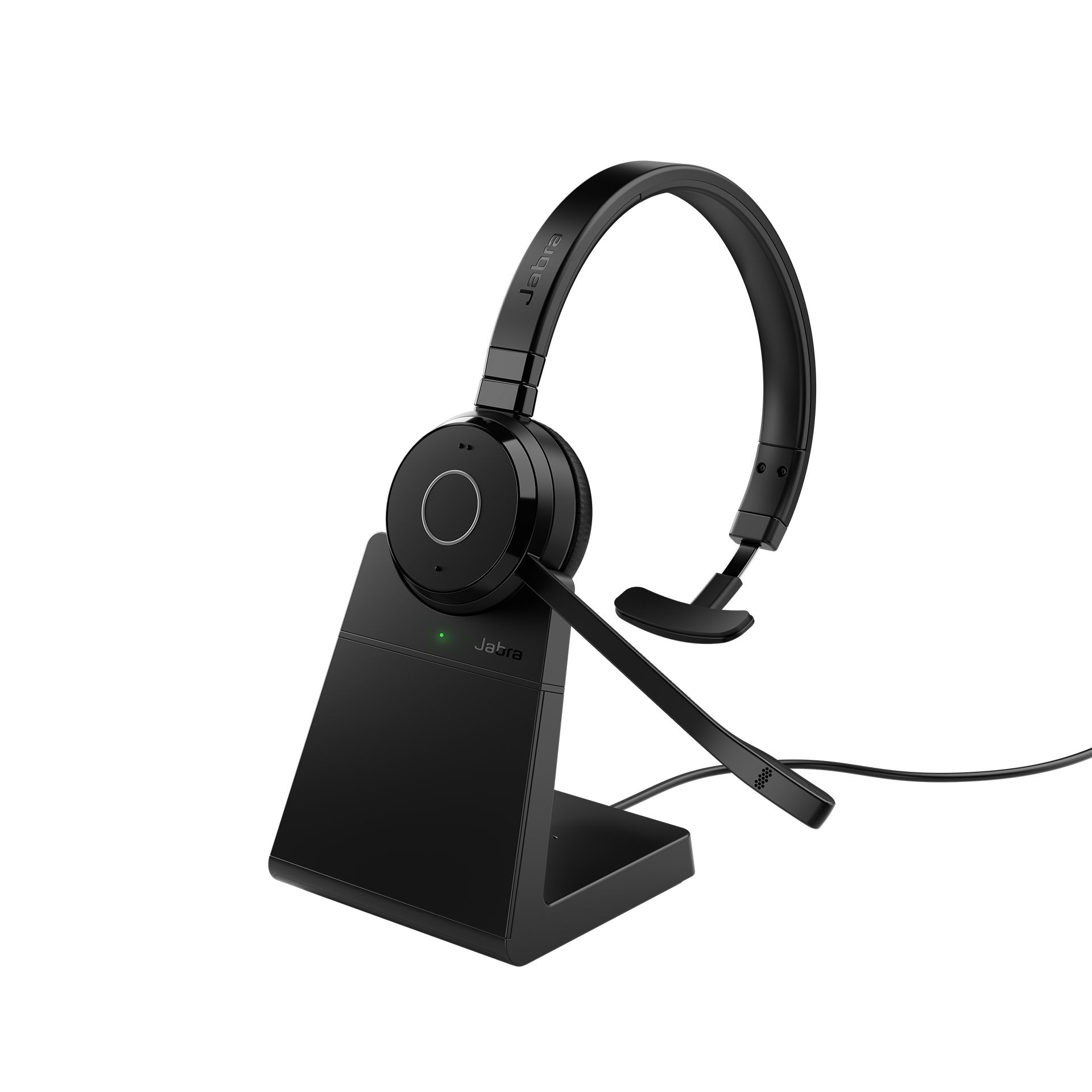Jabra Evolve 65 TE Headset - Zwart - USB Type-A - Bluetooth - Mono - Over-ear headset