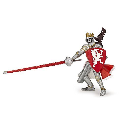 Papo 39386 Wereld des Middeleeuws Draakkoning - Rood