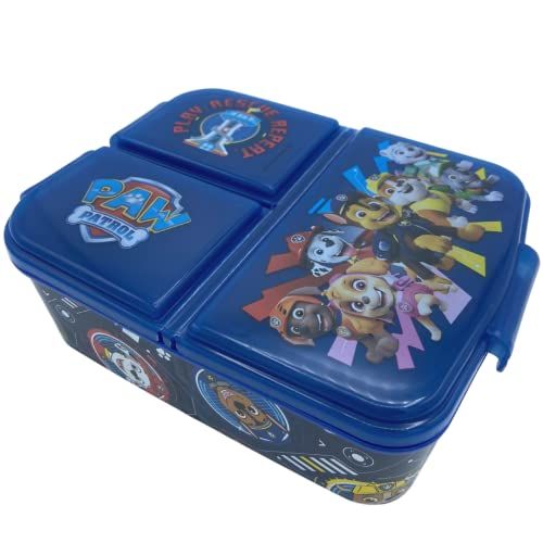 Paw Patrol Broodtrommel met 3 Vakken voor Kinderen + Koeltas - Meerlkeuring