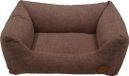 JACK AND VANILLA Timeless Hampton bank voor honden en katten, optimaal comfort, met schuimkussens met hoge dichtheid, elegant design, bruin, 80 x 60 x 25 cm