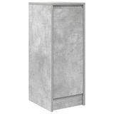 vidaXL Dressoir 29,5x34x76 cm bewerkt hout betongrijs