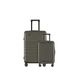 ETERNITIVE - E3 Harde Kofferset - Klein en Groot | Lichtgewicht Koffers van Polycarbonaat & ABS | Afmetingen: 54 & 74 cm | Reisekoffers met 360° Wielen en TSA-slot | Koffer Handbagage 33L&98L | Olijf