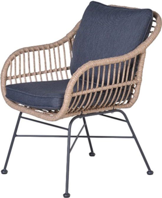 Garden Impressions Margriet dining fauteuil natural/reflex black
