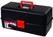 Boîte à outils sans marque - Mallette de rangement - Rangement d'outils - Poche intérieure amovible - 38x20x18 cm - Noir