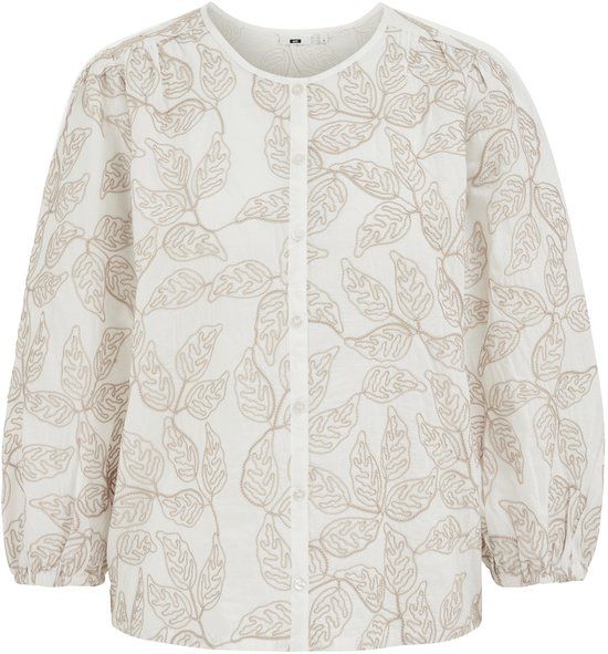 WE Fashion Dames blouse met embroideries
