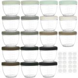 Solidchoice - Lot de 18 contenants réutilisables pour nourriture de bébé, 120 ml