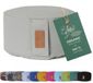 #DoYourYoga - Yoga kussen - »Vishnu« - rond meditatiekussen met bio-organische Spelt vulling - H:15cm, diam.30cm - muis grijs