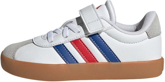 Adidas VL Court 3.0 Lage Sneakers Kinderen Wit Leer