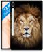 B2Ctelecom Samsung Galaxy Tab S7 FE Back Cover Leeuw TPU