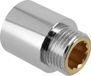 Bonfix rallonge de robinet chrome poli 3/8"x30mm