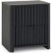 IDIMEX Table de nuit ELLA avec 2 tiroirs – Noir