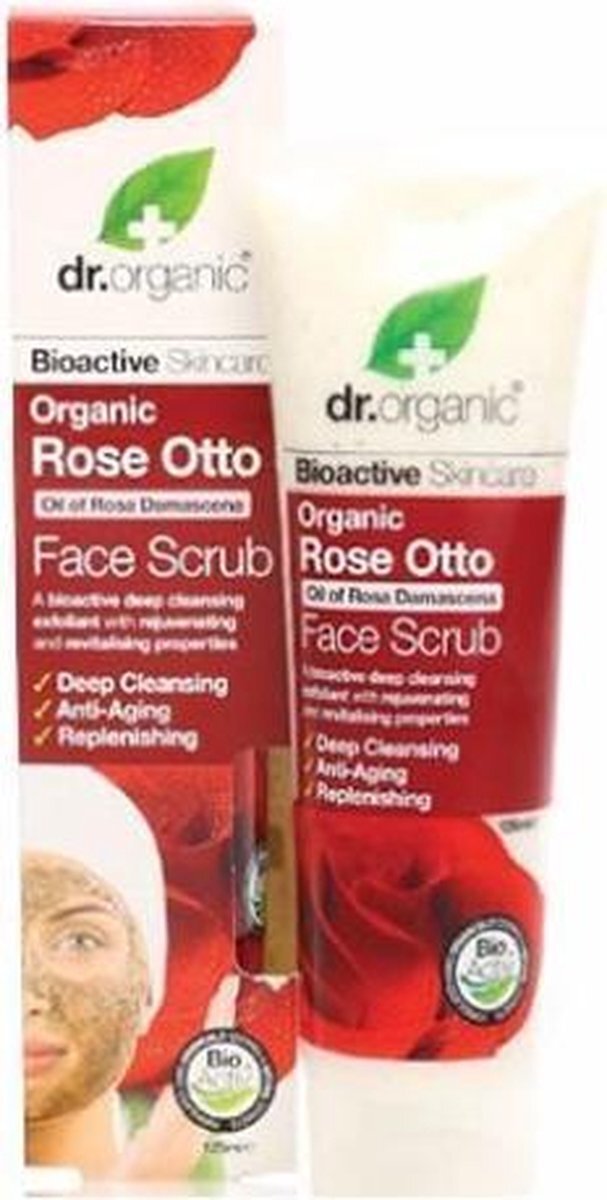 Dr. Organic Rose Otto Face Scrub 125ml