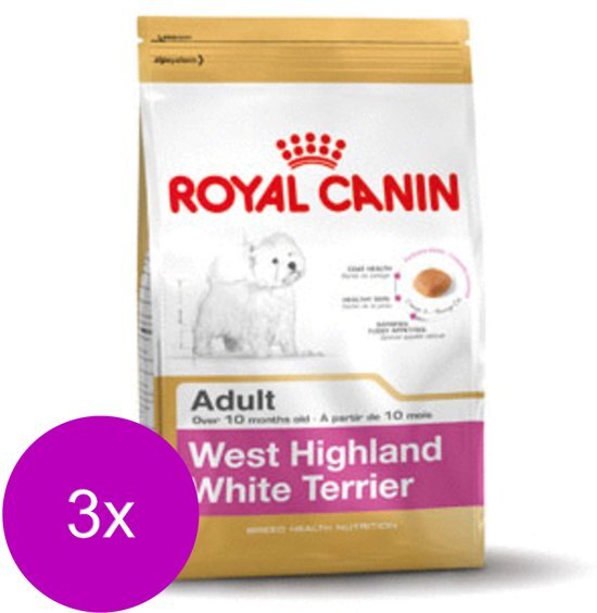 Royal Canin Bhn West Highland White Terrier Adult - Hondenvoer - 3 x 1.5 kg