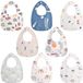 Merkloos Baby Lätzchen - Set van 8 Stuks - Multicolor