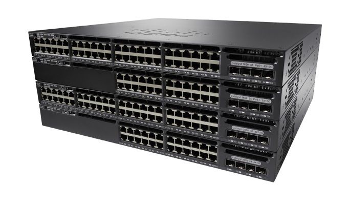 Cisco Catalyst WS-C3650-48PD-L Switch - Zwart