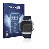 Savvies Screenprotector voor Casio AE-1200WH - Folie Beschermfolie transparant 18 Stuks