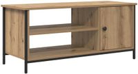 vidaXL TV-meubel eiken ambachtelijk 100 x 40 x 45 cm bewerkt hout