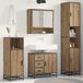 vidaXL Badkamermeubel Set 3-delig Artisan Eiken 35 x 37,5 x 188,5 cm