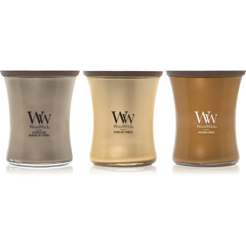 Woodwick Precious Metals Trio Pack